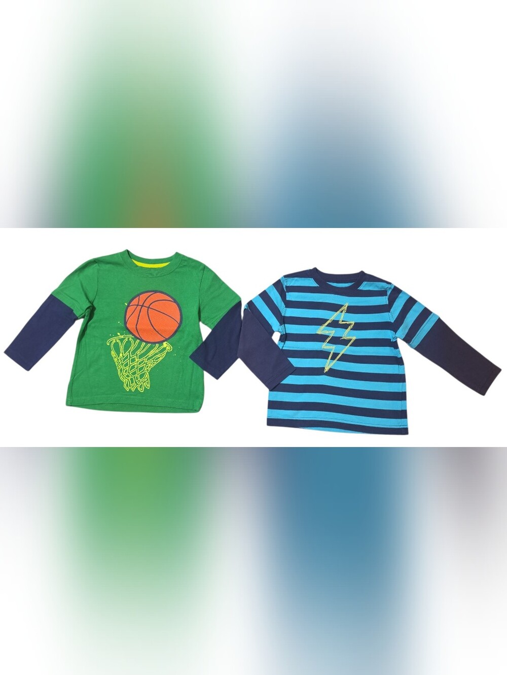 Bundle Lot Toddler Boys Long Sleeve Shirts Size 3T - Picture 2 of 5